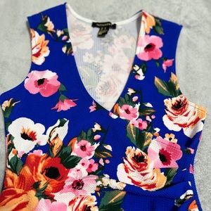 Revamped short blue dress